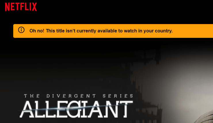 Divergent Series Allegiant. Is Divergent on Netflix?