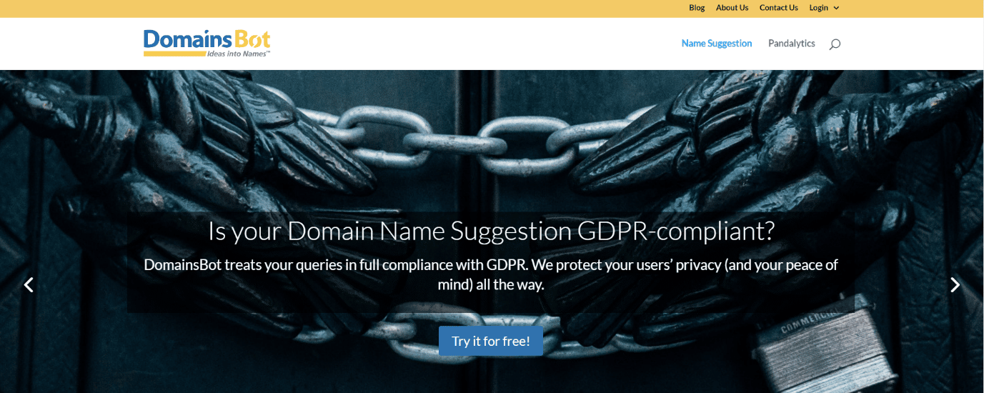 DomainsBot. Top 20 Best Domain Name Generators