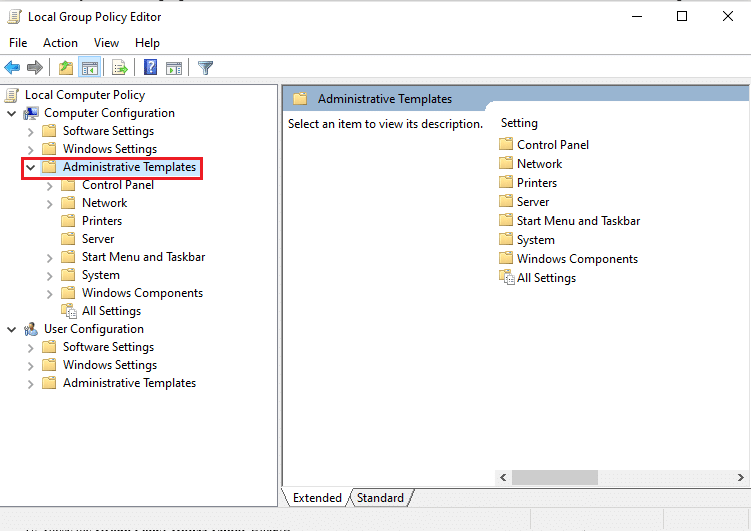 Double click on Administrative Templates. How to Fix the Computer Did Not Resync Because No Time Data was Available