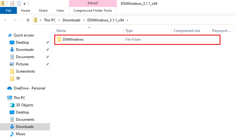 Double- lick on DS4Windows folder. Fix DS4 Windows Could Not Open