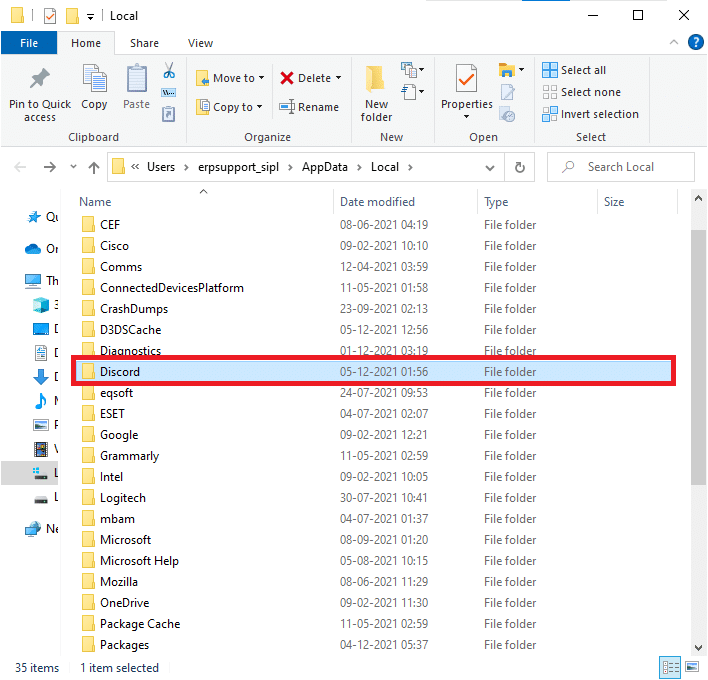 double click on the Discord folder to open it. How to Fix Discord Screen Share Lag