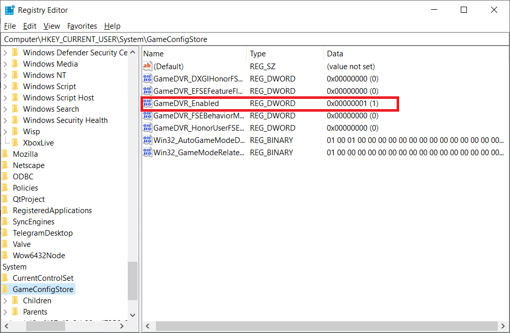 Double-click on the GameDVR Enabled option on the GameConfigStore folder. How to Fix Valorant FPS Drops