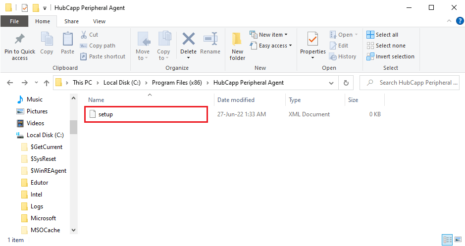 Double click on the setup.xml file. Fix The Process Cannot Access the File error on Windows 10