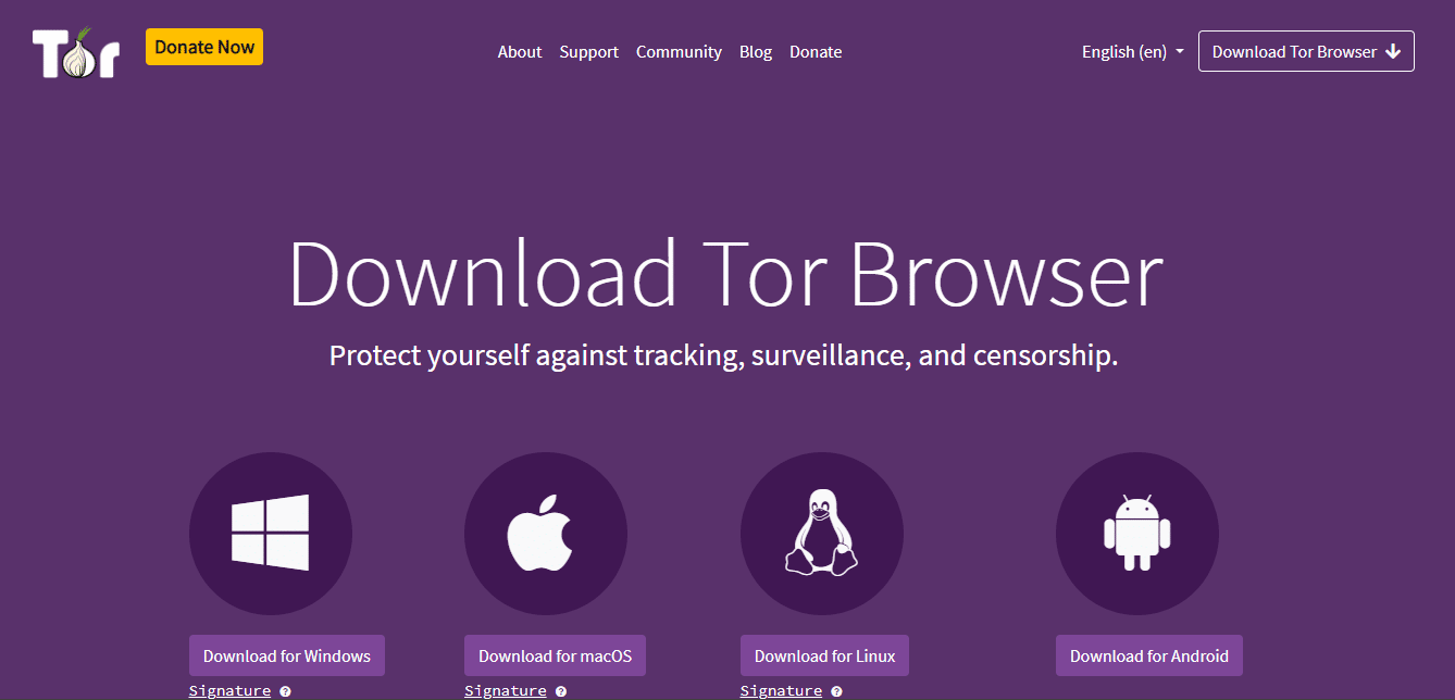 tải xuống trình duyệt Tor. Cách ẩn địa chỉ IP của tôi mà không cần VPN