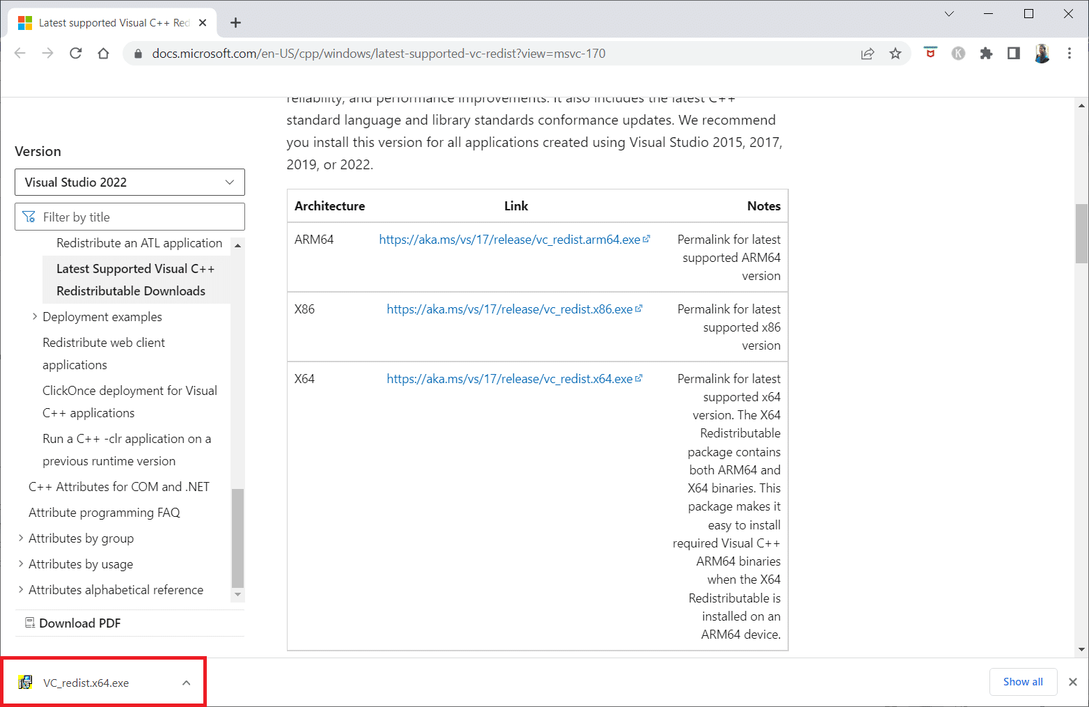 Download and click on the executable files for both versions to download the latest versions
