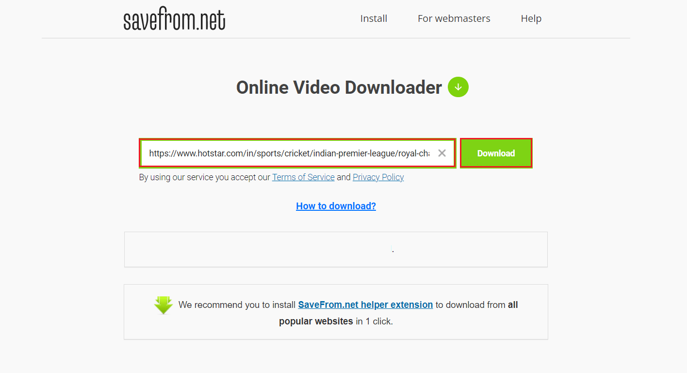 download hotstar video from savefrom.net site