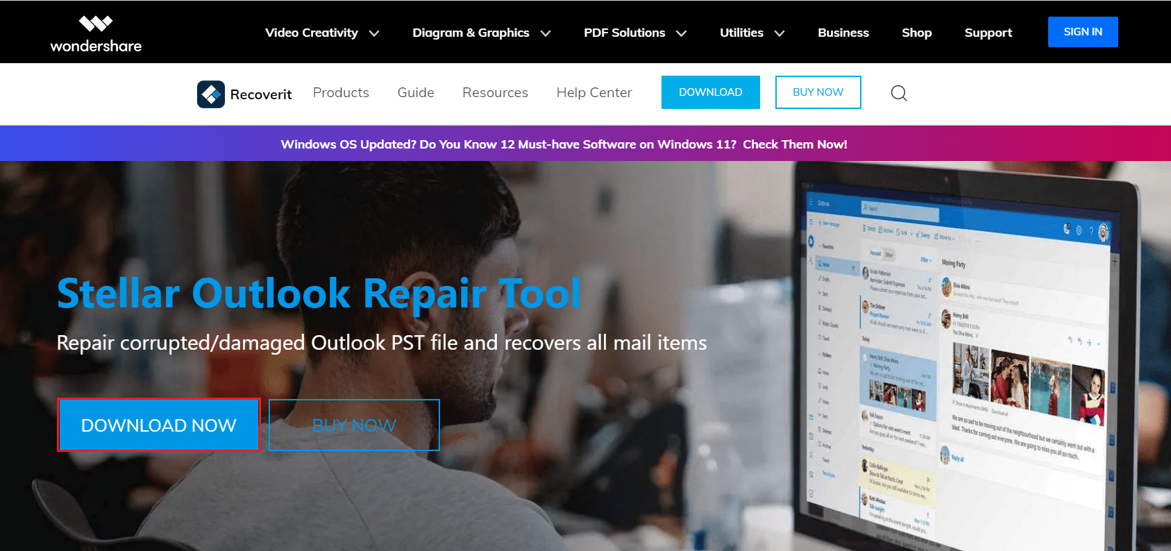download outlook pst repair tool