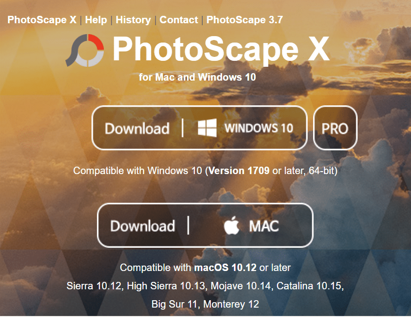 Download Page for PhotoScape X | free photo editing software for pc