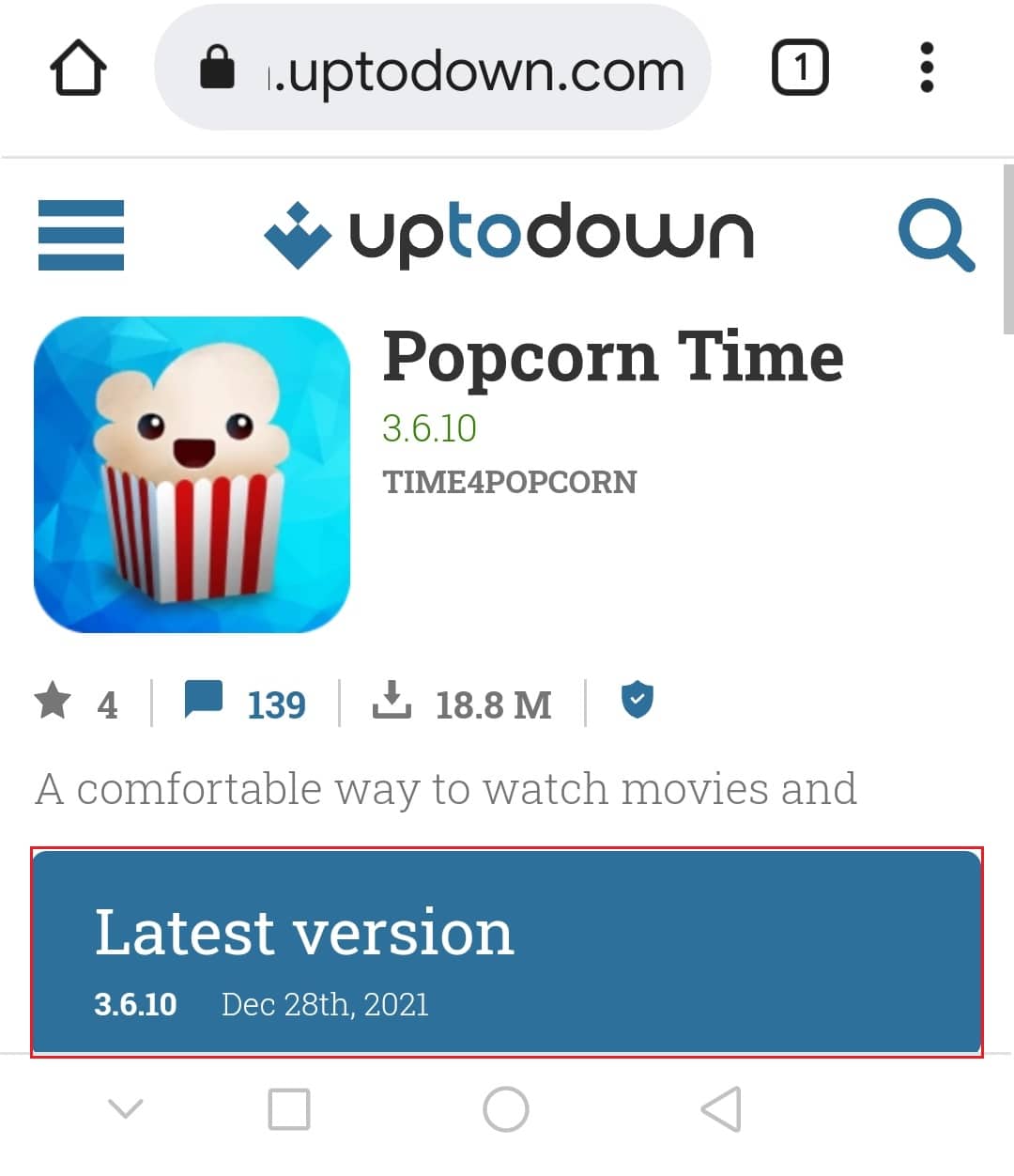 download popcorn time android apk from uptodown third party site