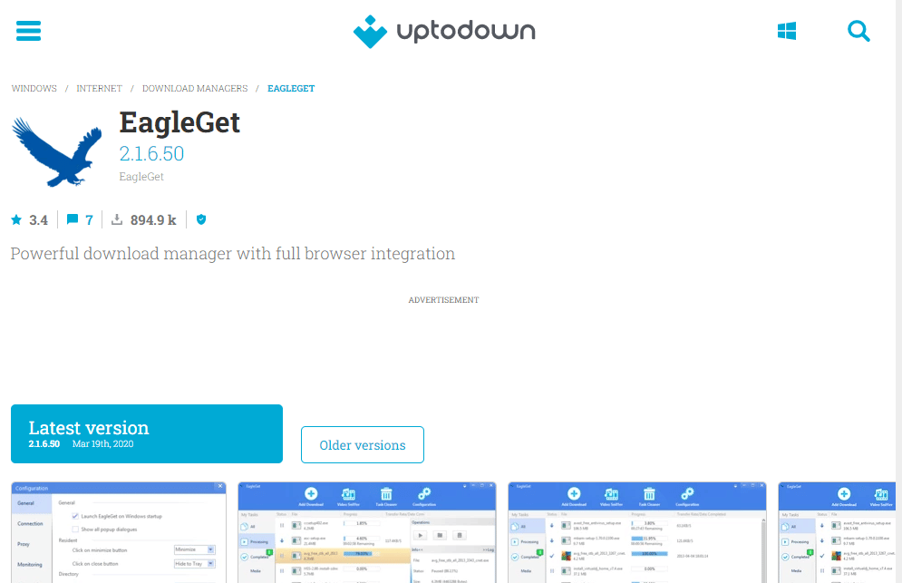 EagleGet download manager
