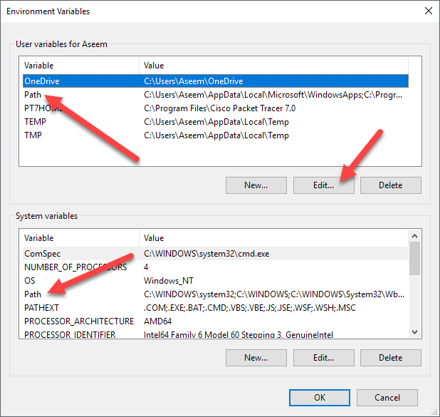 How to Add to Windows PATH Environment Variable