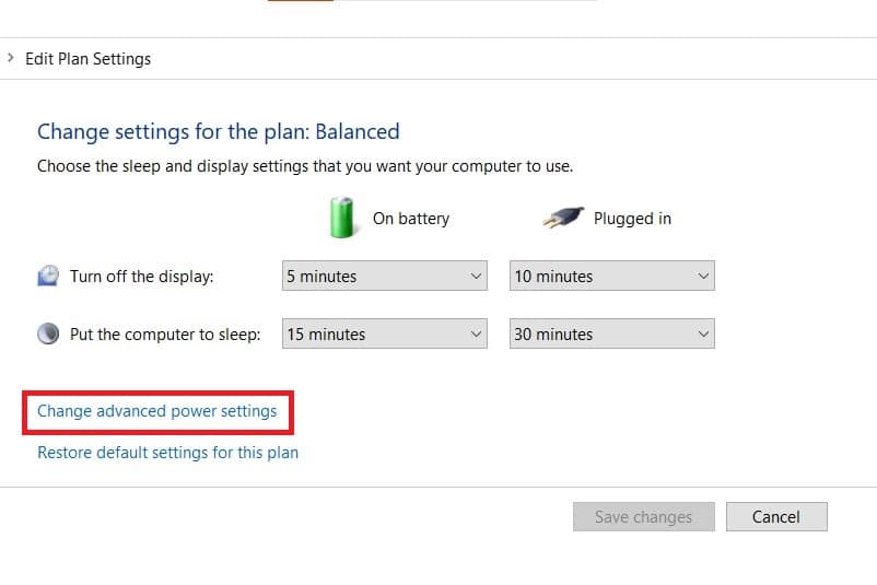 Edit Plan Settings window appears. Now click on change advanced power settings. How to Control Fan Speed in Windows 10