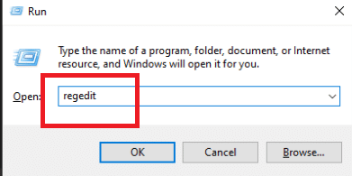 Enter regedit in the run box and press the Enter key. Fix commercial nodetected teamviewering Windows 10