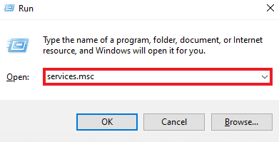 Enter services.msc. Fix Skype Can’t Access Sound Card in Windows 10