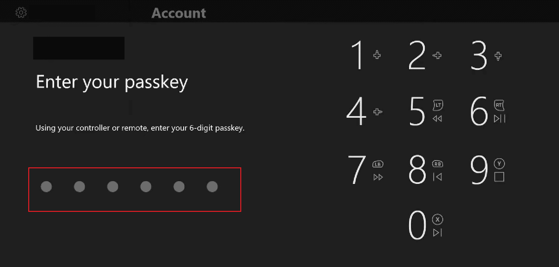 enter your 6-digit passkey