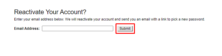 Enter your email address registered to your Tagged account in the Email address input section and then click on the Submit option. | unlock a locked email on Tagged
