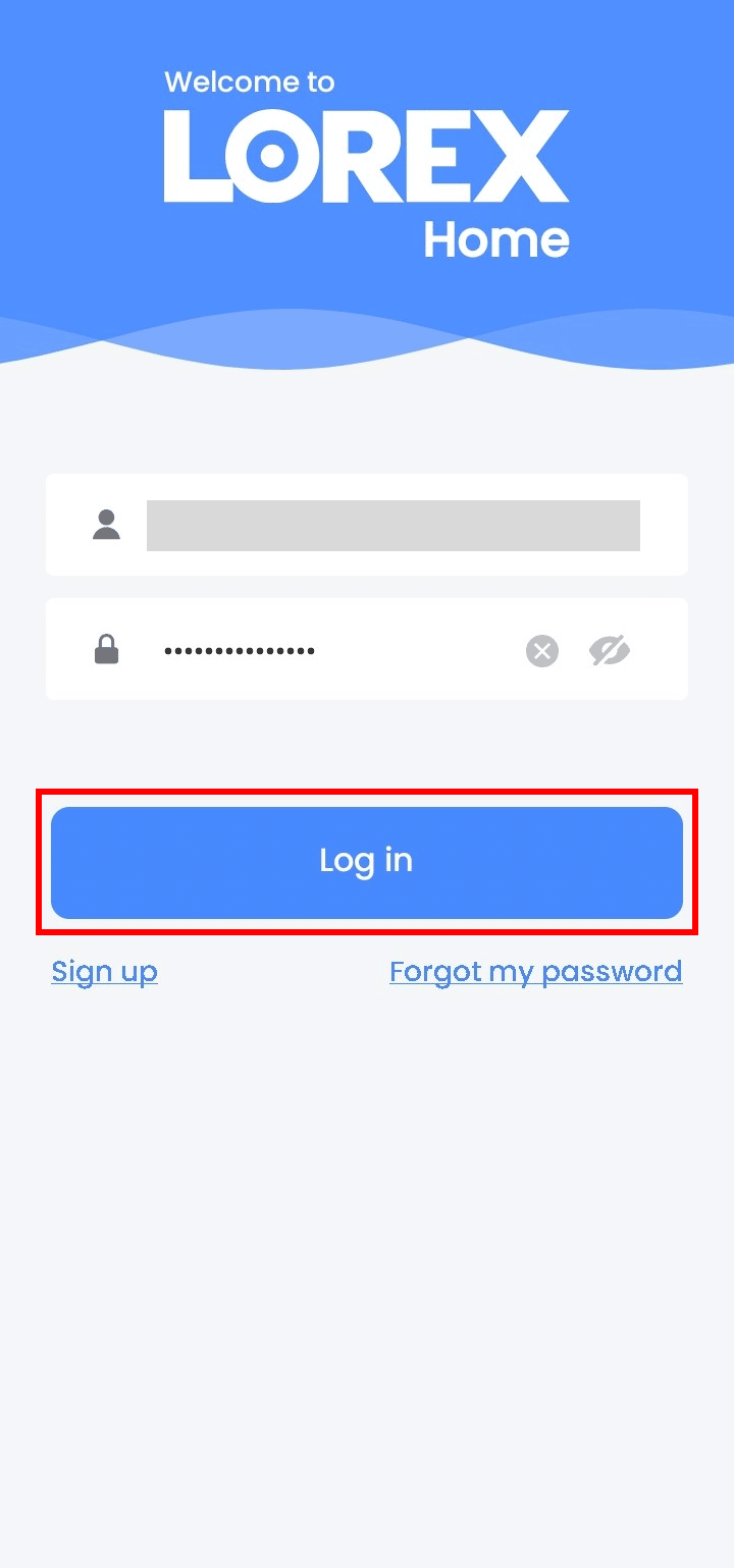 Enter your Email and Password and click on Log in.