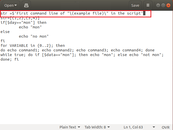 dollar sign in the string lines. Fix Bash Syntax Error Near Unexpected Token