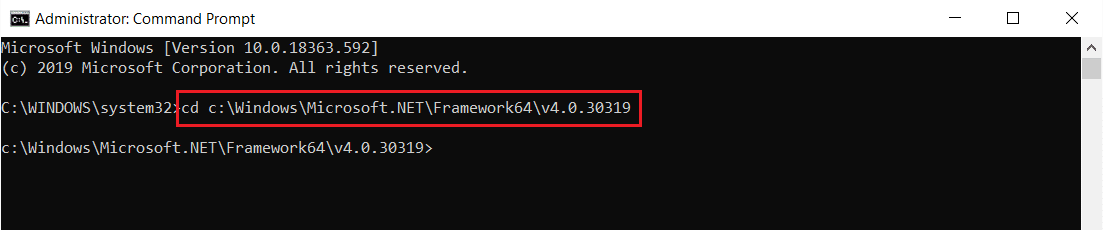 execute command to go to Microsoft Net framework in cmd or Command Prompt. How to Fix .NET Runtime Optimization Service High CPU Usage