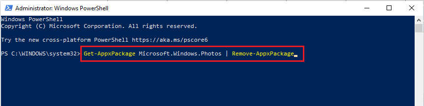 Execute the mentioned command. How to Fix File System Error 2147219196