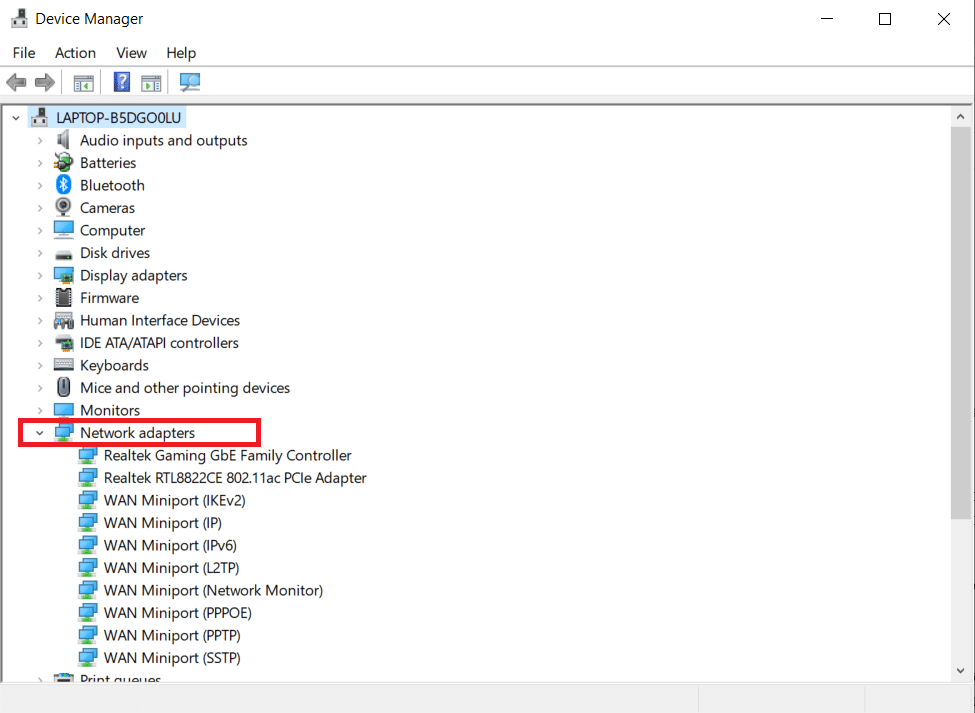 Expand the area titled Network adapters in Device Manager. Fix No WiFi Networks Found Windows 10