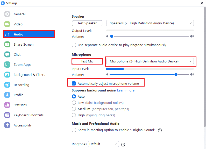 expand the dropdown of Microphone and choose your AirPods