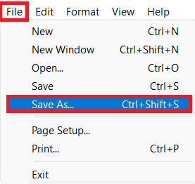 File menu. How to Fix Apps Can’t Open in Windows 11