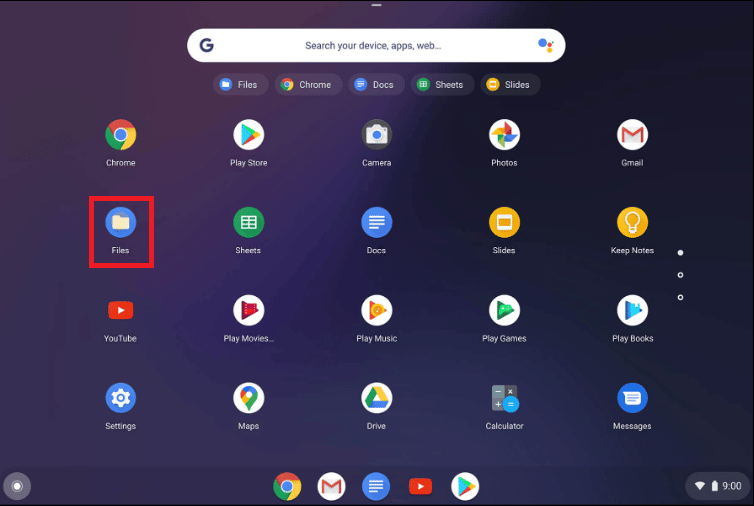 file option shown on chromebook | How to Delete Images on Chromebook Read Only