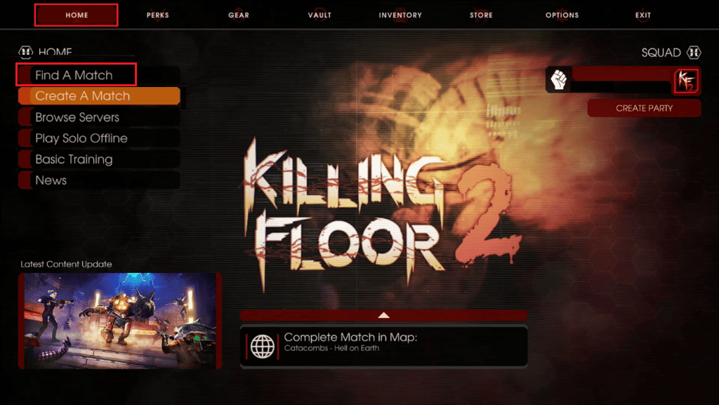 find a match killing floor 2