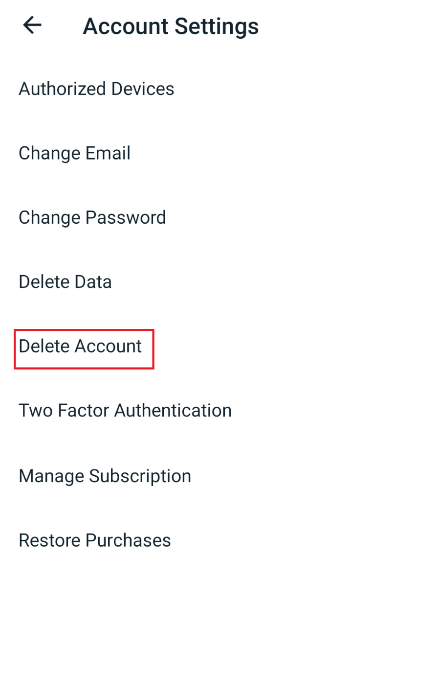 fitbit Delete Account