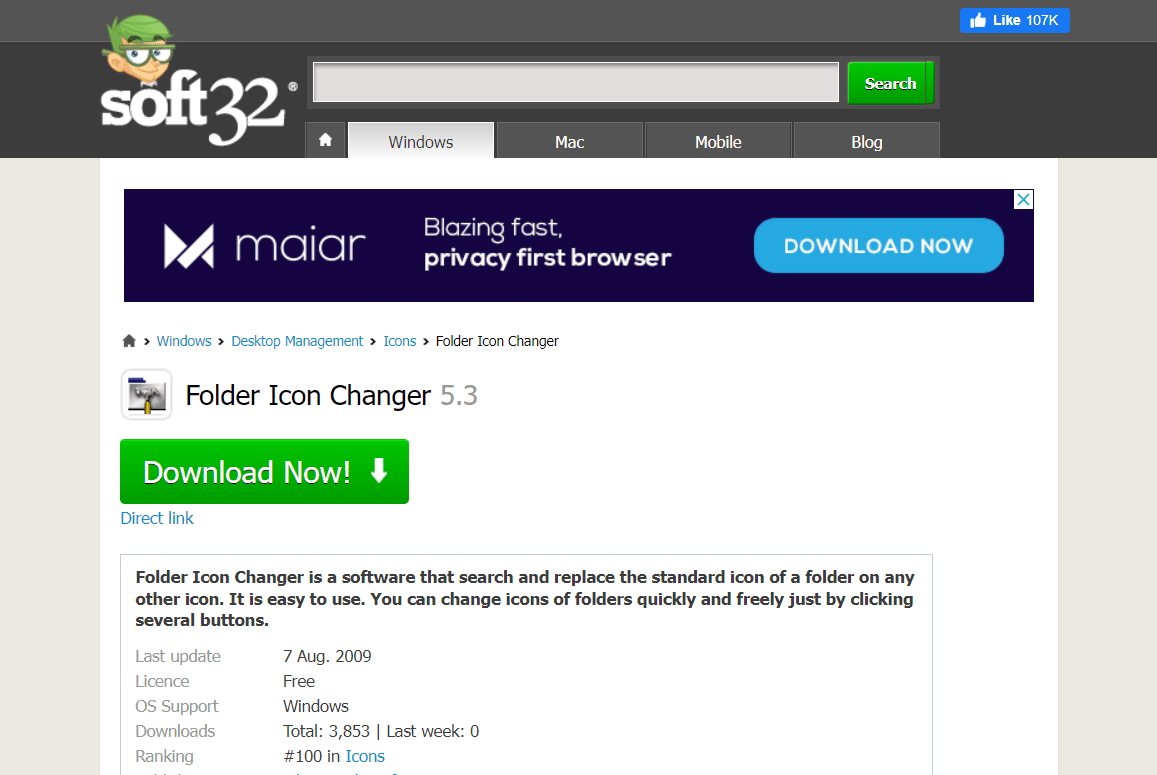 Folder Icon Changer 5.3