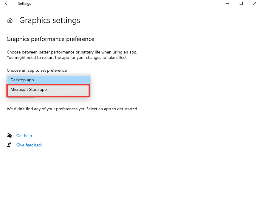 from Choose an app to set preference dropdown menu select Microsoft Store app. How Do You Fix Chunk Errors in Minecraft
