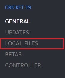 from the options on the left click on local files