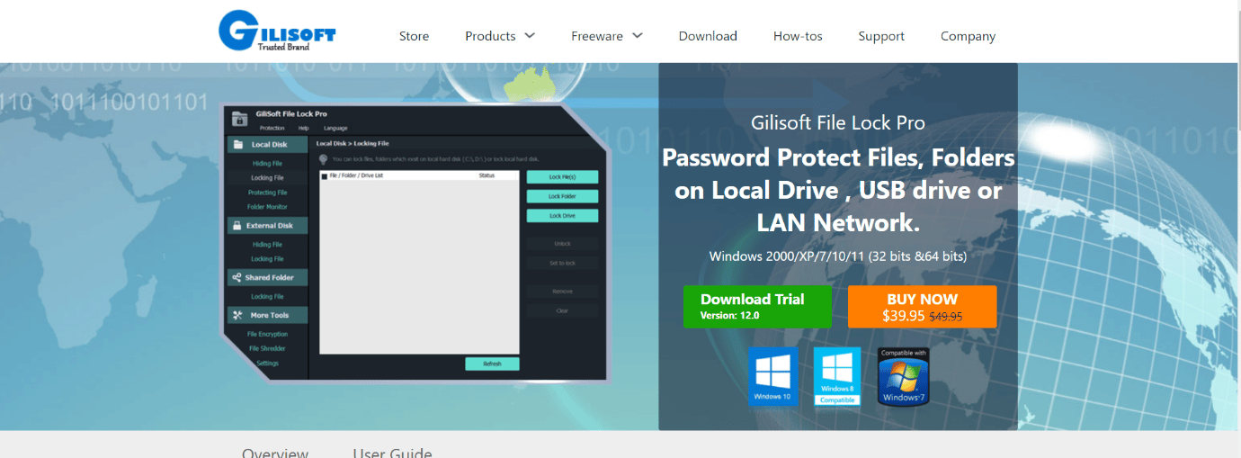 Gilisoft File Lock Pro best folder lock software for Windows 7 10 PC free download