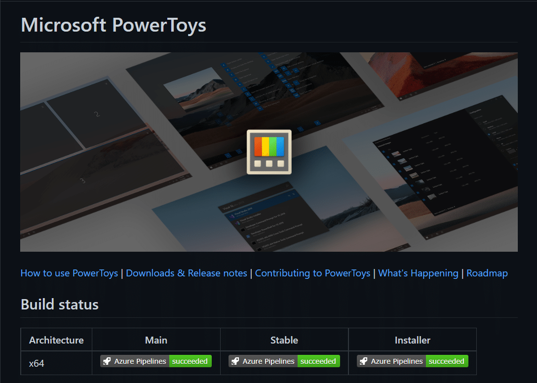 GitHub page for PowerToys. How to update Microsoft PowerToys app on Windows 11