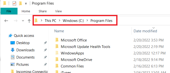 Go to program files. Fix Microsoft Setup Bootstrapper Has Stopped Working