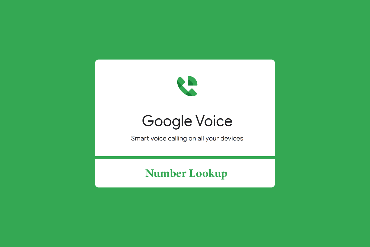 How to Lookup Google Voice Phone Number