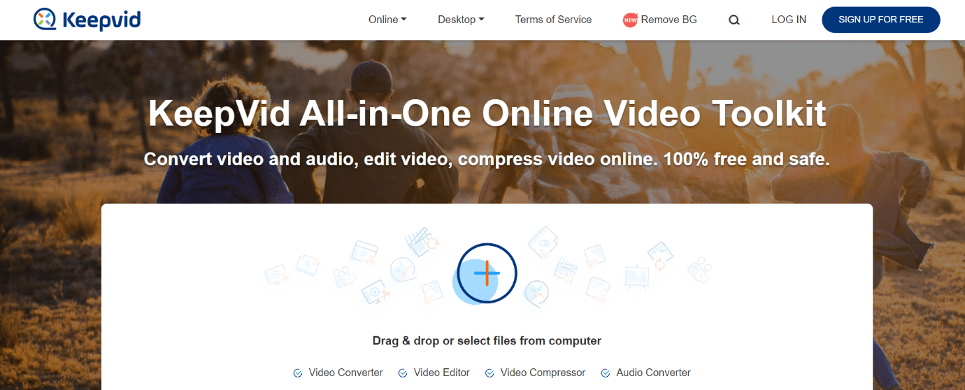 KeepVid | best video compressor for windows 10