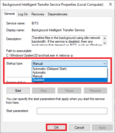 Here, in the General tab, set the Startup type to Disabled from the dropdown menu. Fix SoftThinks Agent Service High CPU Usage in Windows 10 