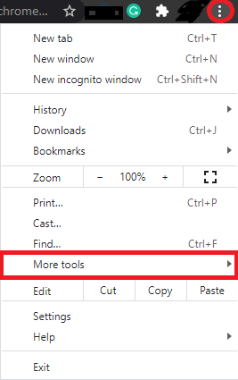 Here, select the More tools option. How to Fix Chrome Keeps Crashing