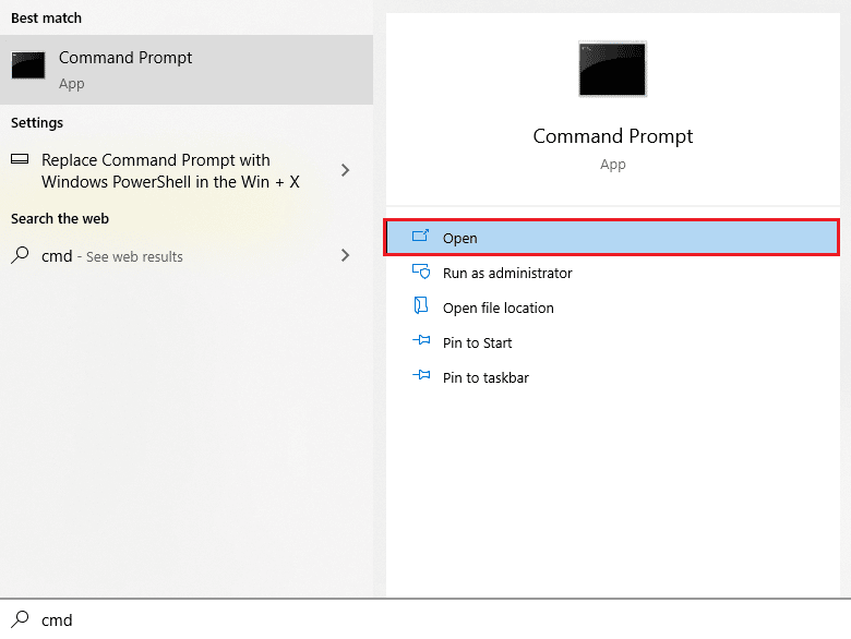 open command prompt. Fix WOW51900309 Error in Windows 10