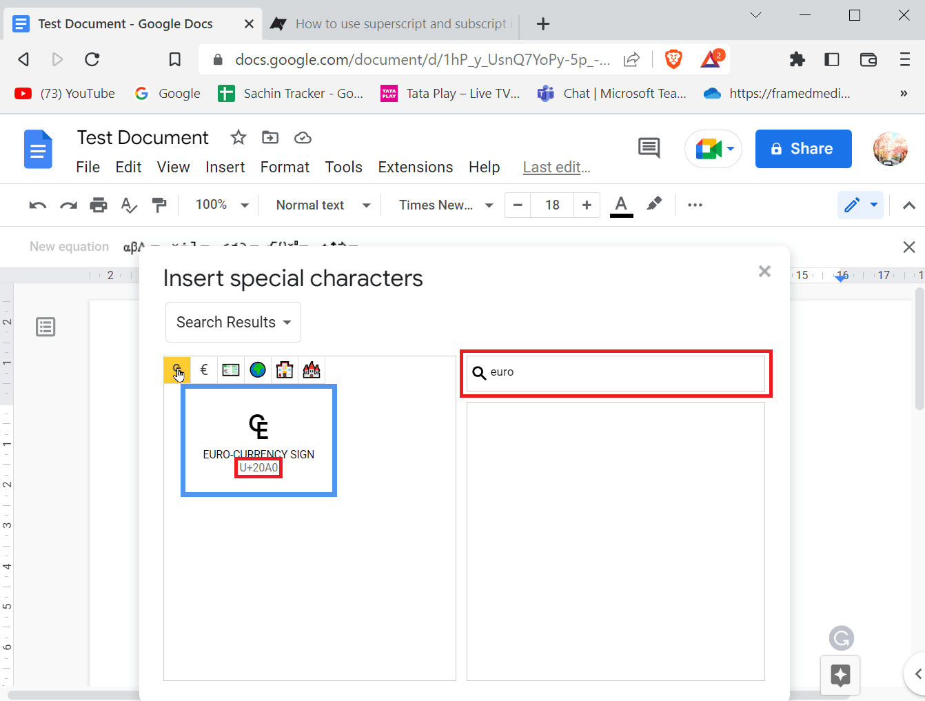 Hover your cursor over the symbol and note down the value that is present under the symbol.
