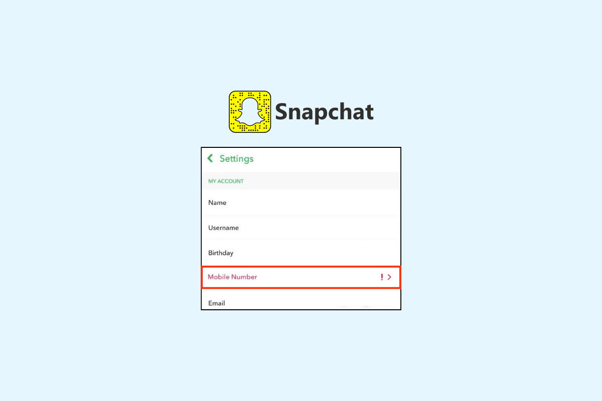 Kā noņemt tālruņa numuru no Snapchat