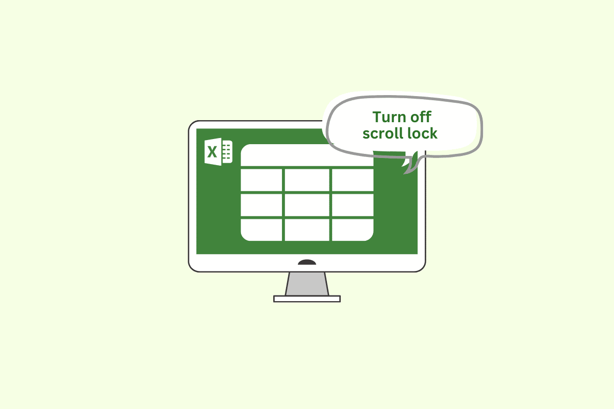 Wéi de Scroll Lock an Excel auszeschalten