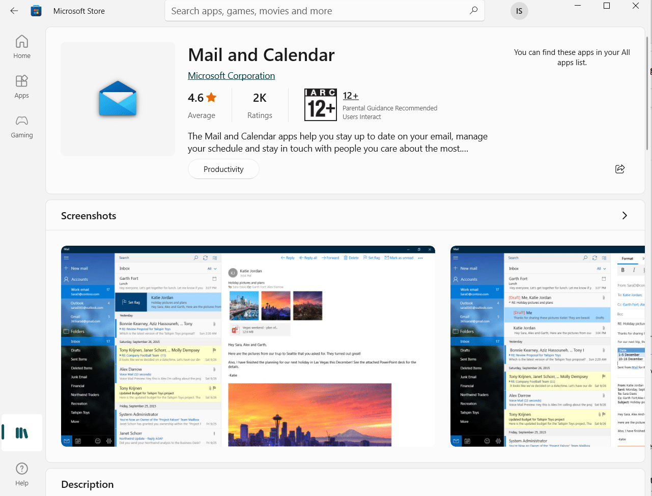 If there is no update available, close the Microsoft Store App