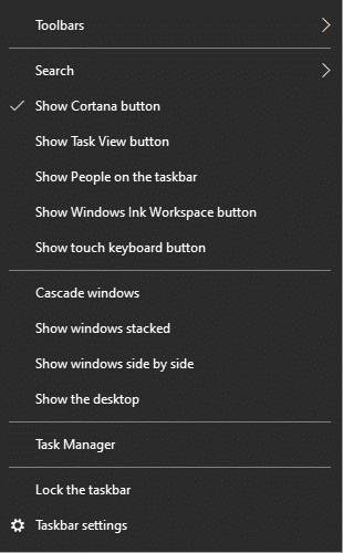 The right-click menu will pop up.
