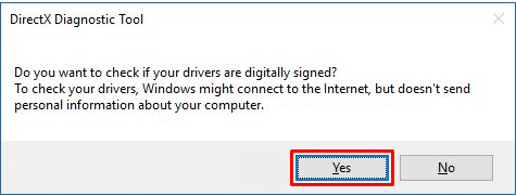 DirectX Diagnostic Tool