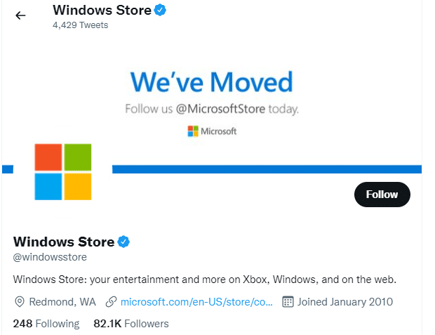 In addition to these reports, you can quickly check for server issues from official Twitter account of Microsoft Store