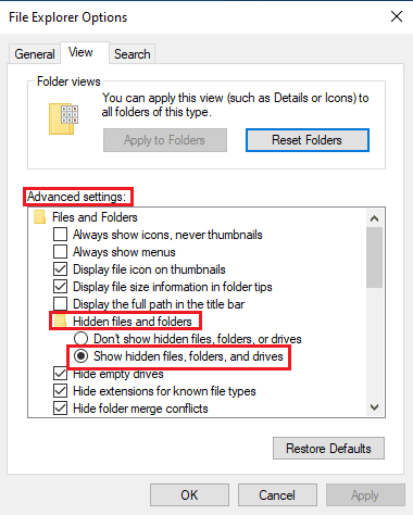 select the Show hidden files folders and drives option. Fix This App Does Not Support the Contract Specified Error