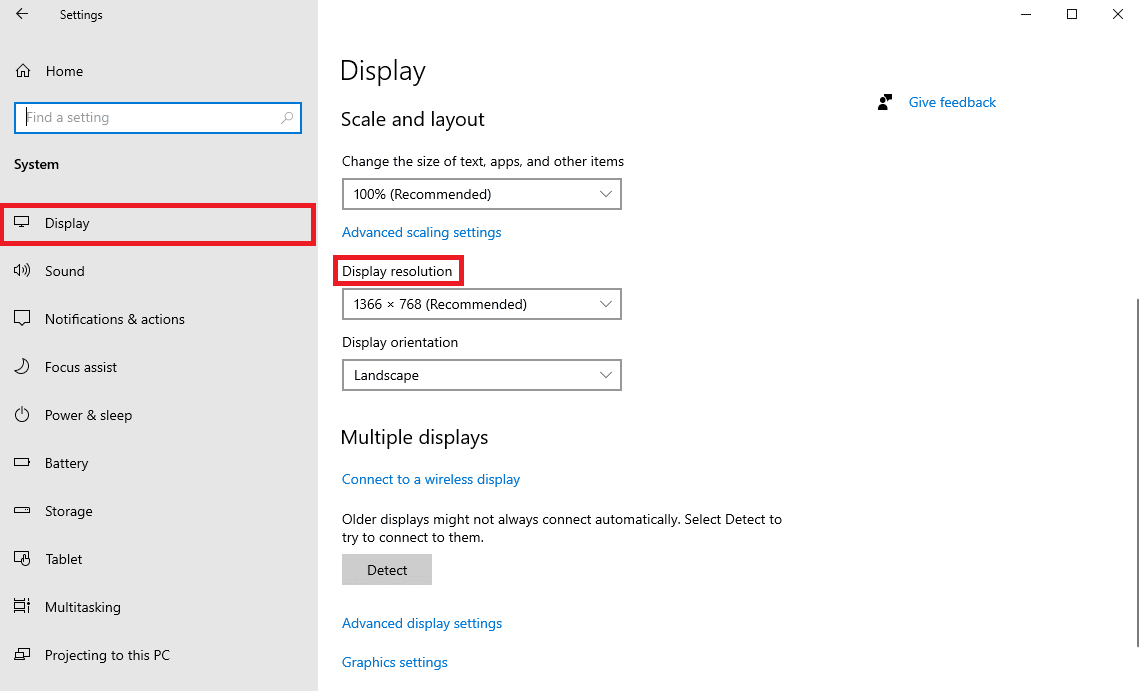 locate Display resolution. 9 Ways to Fix Microsoft Teams Screen Sharing Not Working